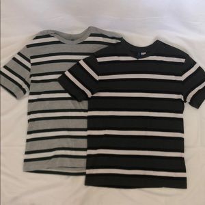 BUNDLE - 2 stripped Crew-neck T-shirts